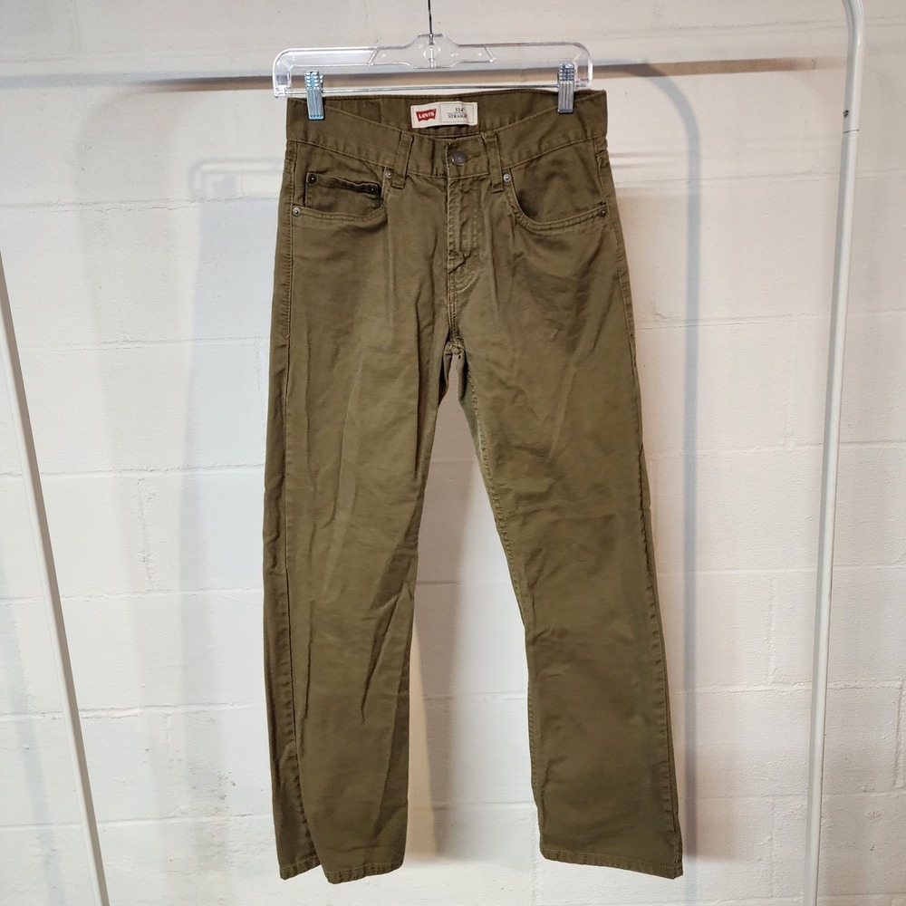 CLEARANCE 💲6️⃣ Slim Levi Strauss 514 Straight Olive Green Pant Size 16 Reg